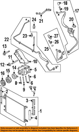 Ford oem ar3z-19712-a a/c condenser