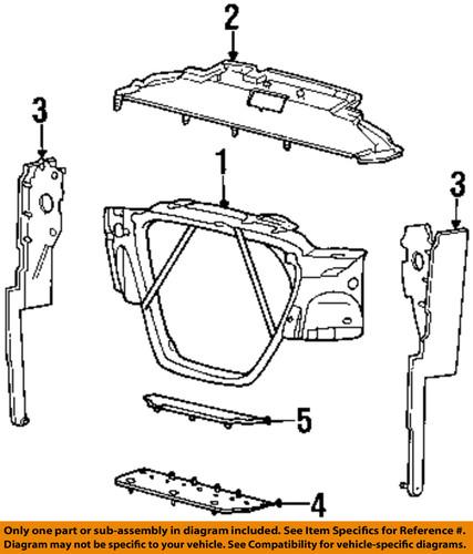 Ford oem 5c3z8327aa radiator support-air deflector