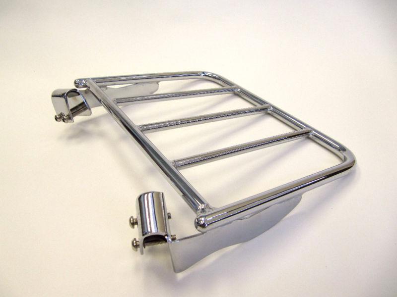 Luggage rack for '09+ harley flht,flhrc,flhx,flhtc,fltr detachable bar