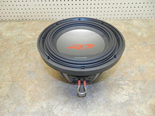 Alpine type r 10 inch subwoofer swr-1042d sub woofer no reserve 