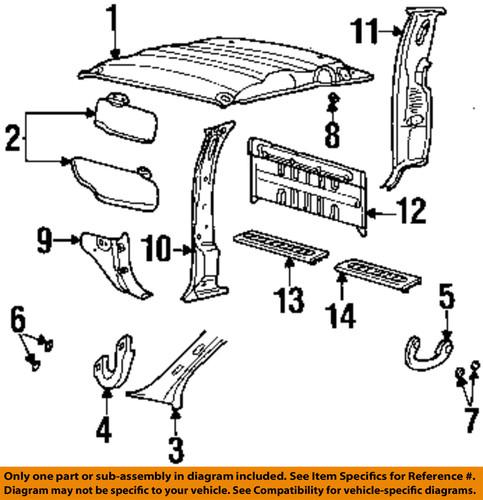 Ford oem 2c7z1031406aaa interior-grip handle