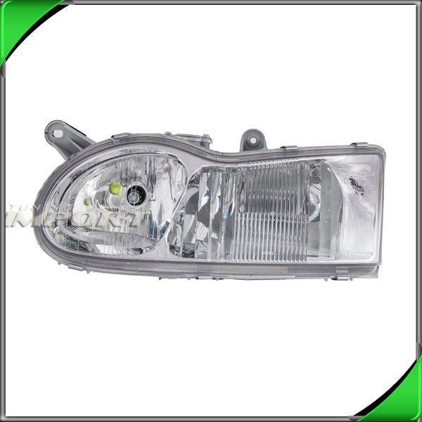 Left side head light lamp assembly for 1997-1998 hyundai sonata clear lense