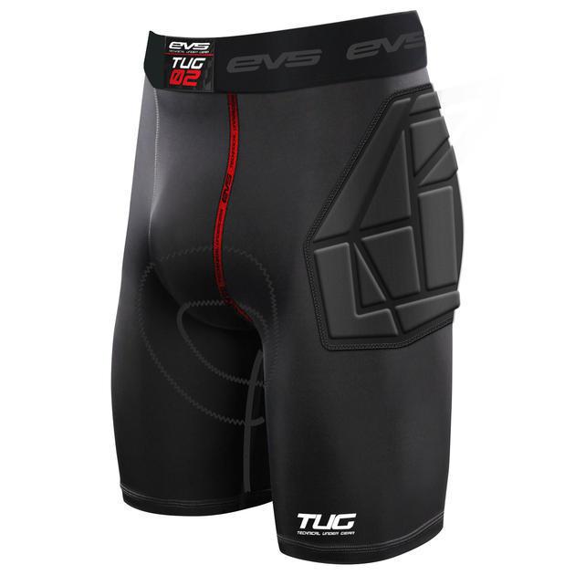 Find EVS Sports Tug 02 Padded Motorcycle Compression Shorts Black Youth ...