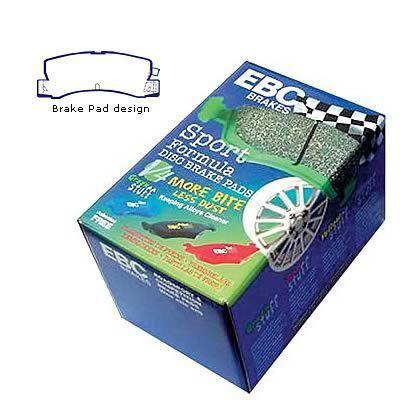 Ebc brakes dp2629 brake pads greenstuff organic rear toyota corolla set