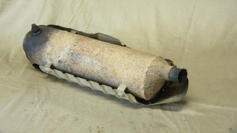 2006 honda rancher trx350 muffler trx 350 atv offoad exhaust with guard oem good