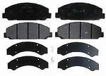 Acdelco 17d827m front semi metallic pads