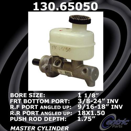 Centric 130.65050 brake master cylinder-premium master cylinder