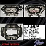 Centric parts 141.39005 front right rebuilt caliper with hardware