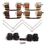 Better brake parts 13569 front disc hardware kit