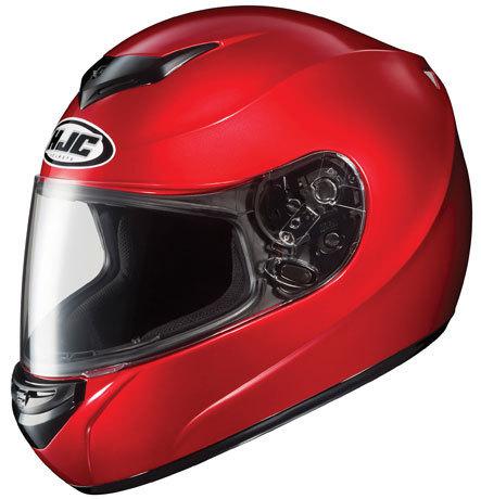 New hjc csr2 helmet, candy red, small