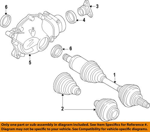 Bmw oem 31607570274 cv axle shaft/cv half-shaft