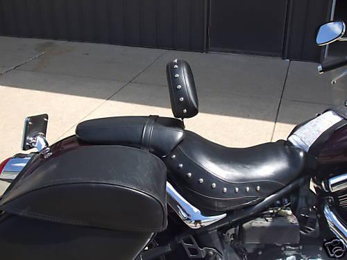  kawasaki 2000 vulcan or vulcan lt motorcycle driver backrest  quick release 