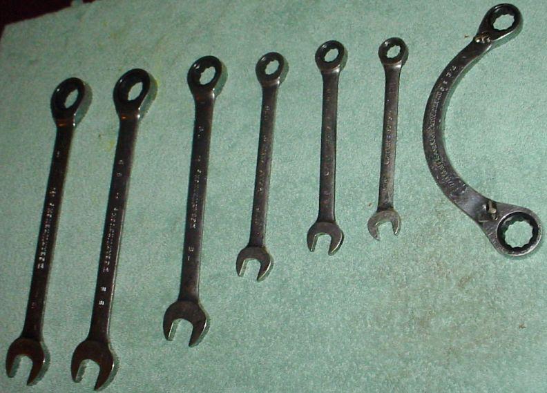 Large 13" gearwrench flex  ratcheting wrench set 7pc tools socket