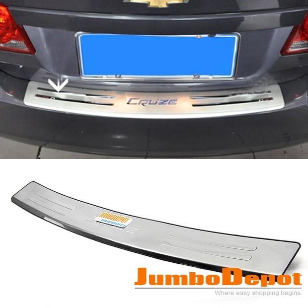 Rear tail gate trunk lid bumper protector steel plate for chevy cruze 09 10 11