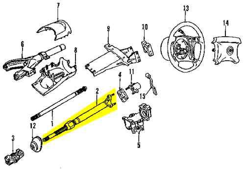 Bmw 32311159866 genuine oem factory original lower shaft