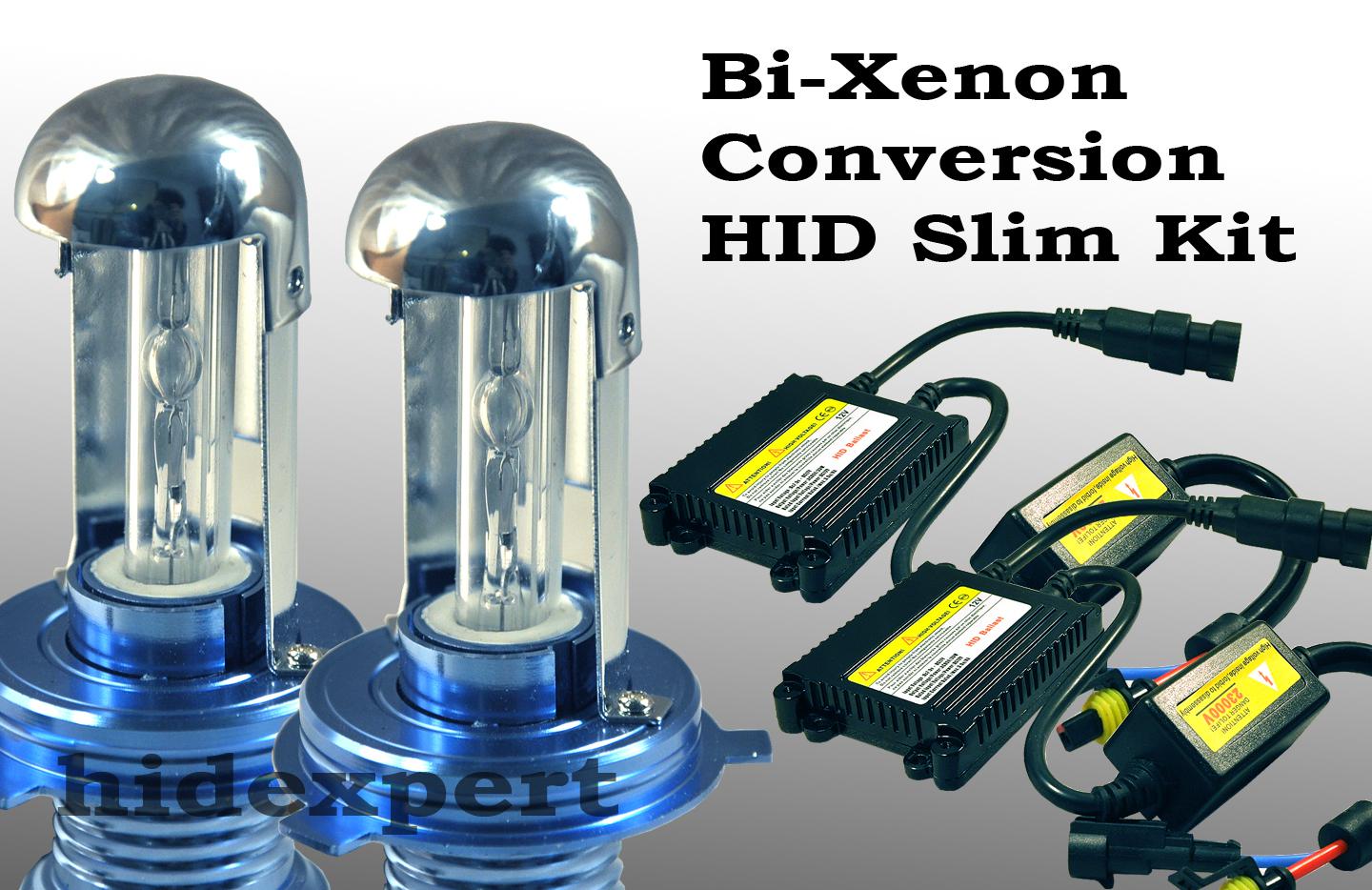 9004 hb1 hi/lo 8000k cool icy blue bi-xenon convers.hid slim kit ac ballast sv5