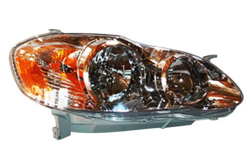 Tyc 20-6235-80 - 2005 toyota corolla right replacement headlight assembly