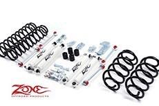 3" suspension lift kit by zone offroad jeep wrangler tj/lj/rubicon 97-06 j2 j3