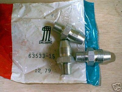 Nos harley davidson knucklehead panhead flathead 45 oil line fittings