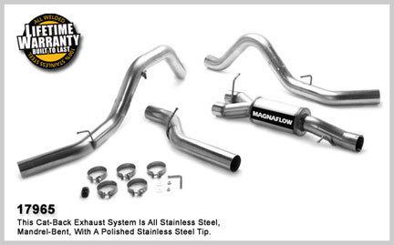 Magnaflow pro series stainless exhaust 06-07 6.6 duramax cc sb 4" catback