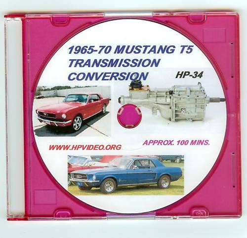 1965 1966 1967-70 ford mustang t5 five speed transmission conversion video dvd 