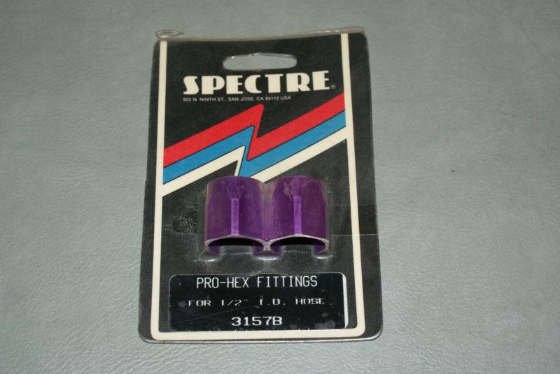 Spectre hose end covers purple for 1/2 id automotive hose