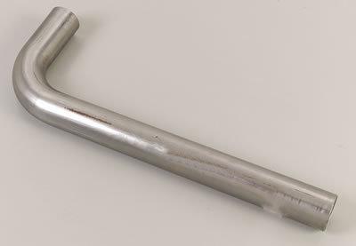 Hedman hedders exhaust tubing 90 degree mandrel bend 2" dia 3" radius 18-gauge