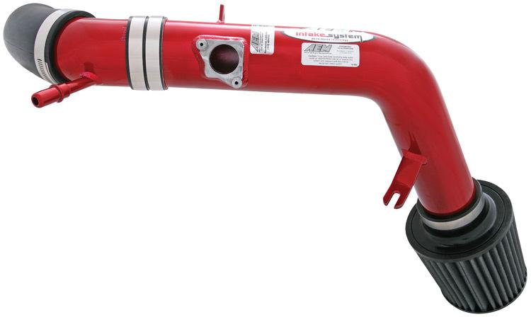 Aem cold air intake system red 2006 mazda mazdaspeed3 2.3l