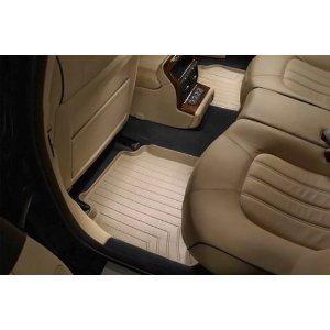 Weathertech custom fit rear floorliner for buick lucerne, tan