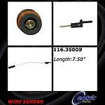 Centric parts 116.35009 brake disc pad sensor wire, rear