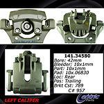 Centric parts 141.34580 rear left rebuilt caliper with hardware