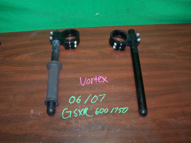 2007 07 2006 06 suzuki oem gsxr 600 750 vortex clipons clip ons handle bars