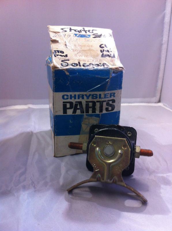 1961 nos plymouth valiant trans solendoid pt#2095624 mopar hotrod