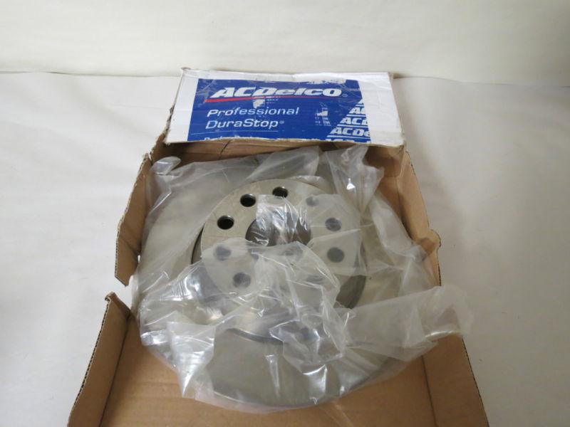 Ac delco 18a2605 durastop professional rear brake rotor/disc - new 