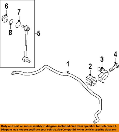 Hyundai oem 5481526100 stabilizer bar-stabilizer bar bracket