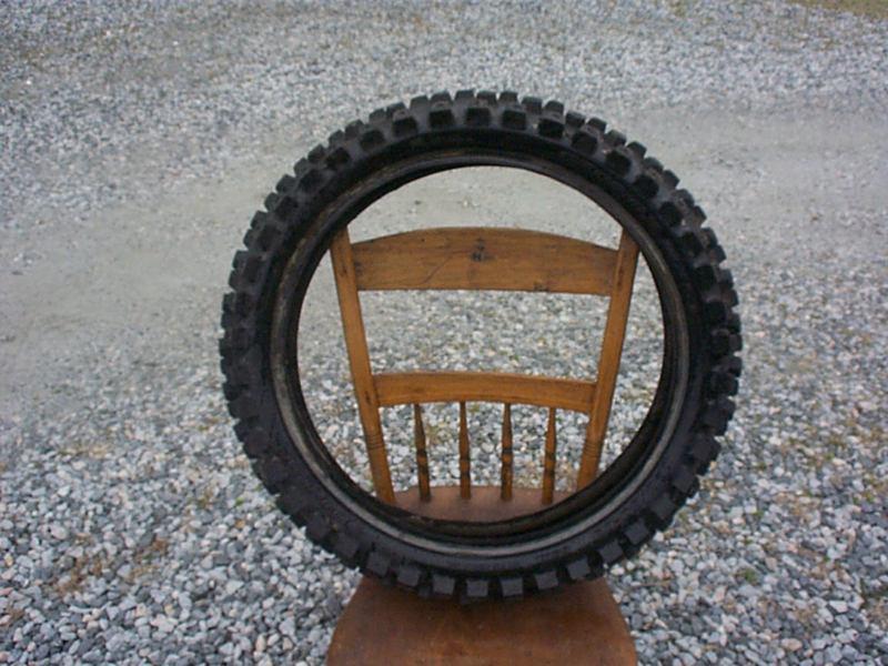 Used dunlopgeomax mx5 dirt bike knobby tire 120/80-19 63m