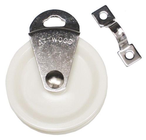 Attwood tiller line pulley with strap boat marine