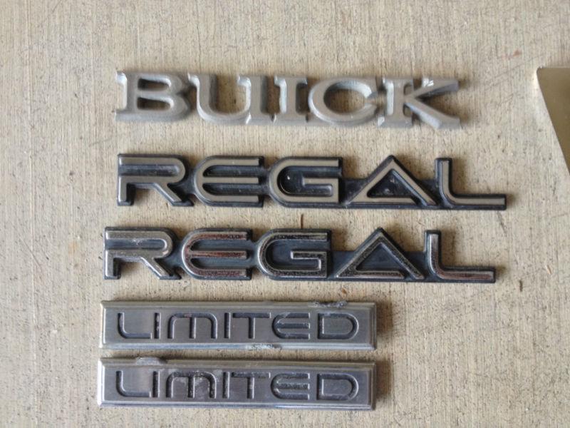 1981-1987 buick regal emblems