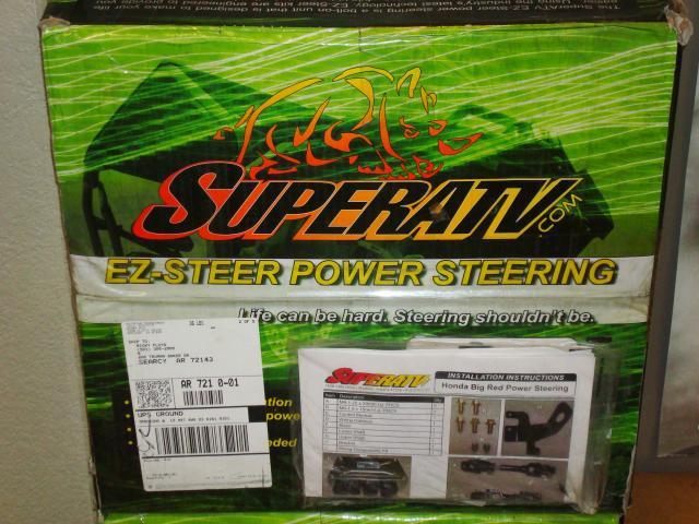 New superatv ez-steer power steering kit for honda muv700 bigred all year models