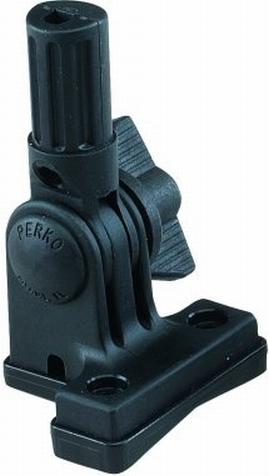 Perko bracket & knob - black 1052dpbblk