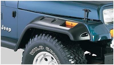 Bushwacker cut-out style yj wrangler front fender flares - 10057-07