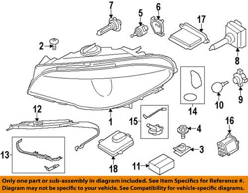 Bmw oem 63117271904 headlight-headlamp assembly