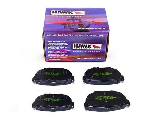 New hawk performance ferro carbon hps brake pads hb431f.606 01-05 mazda miata