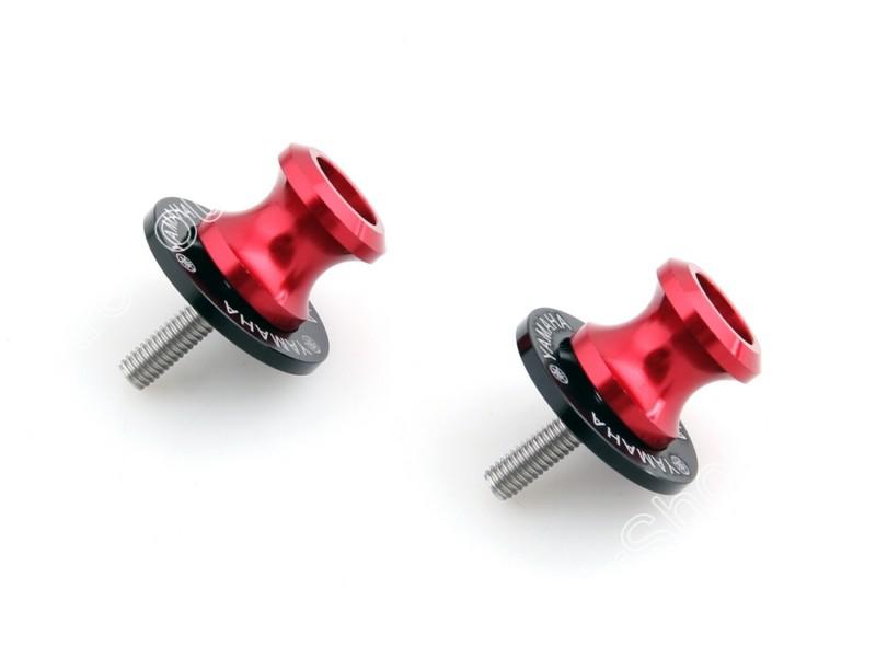 6mm swingarm sliders spools yamaha yzf r1 r6 r6s fz6 fz8 xjr 1300 red