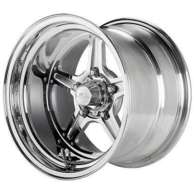 Billet specialties street lite polished wheel 15"x15" 5x4.75" bc rs035156135n