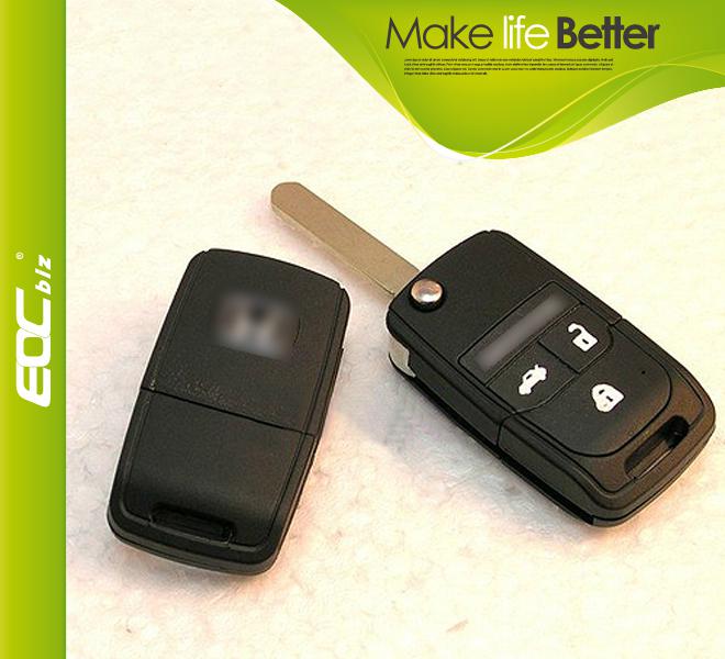 B0236 folding remote key shell for honda accord buttons no chip