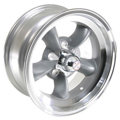 American racing torq-thrust d gray wheel 15"x7" 5x4.75" bc