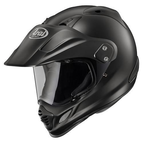 Arai xd4 solid motorcycle helmet black frost large