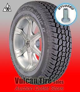 Mastercraft glacier-grip studded tires 185/70r14 88s new (set of 4) 185/70-14 pa