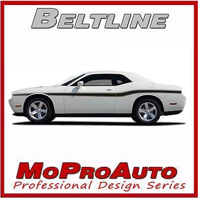 2013 dodge challenger beltline graphics stripes decals * 3m pro th6